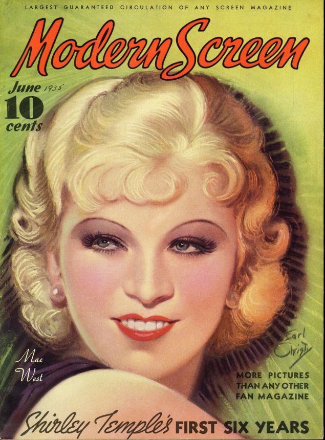 MODERN SCREEN magazine cover Issue 55 June 1935